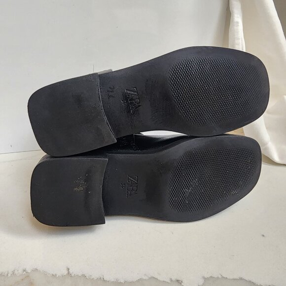 ZARA Biker Ankle Boots - Women's/Kids PERFECT CONDITION - Picture 10 of 13